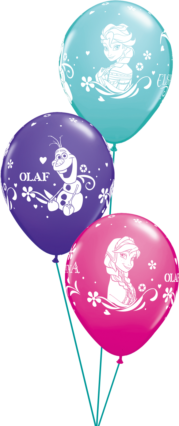 Frozen - Frozen Balloon Png Clipart (750x1400), Png Download