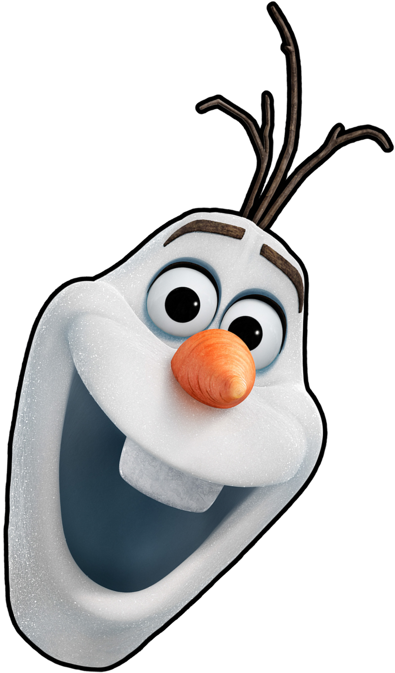 Olaf Franchise Marketing - Olaf Head Clip Art - Png Download (3000x4000), Png Download