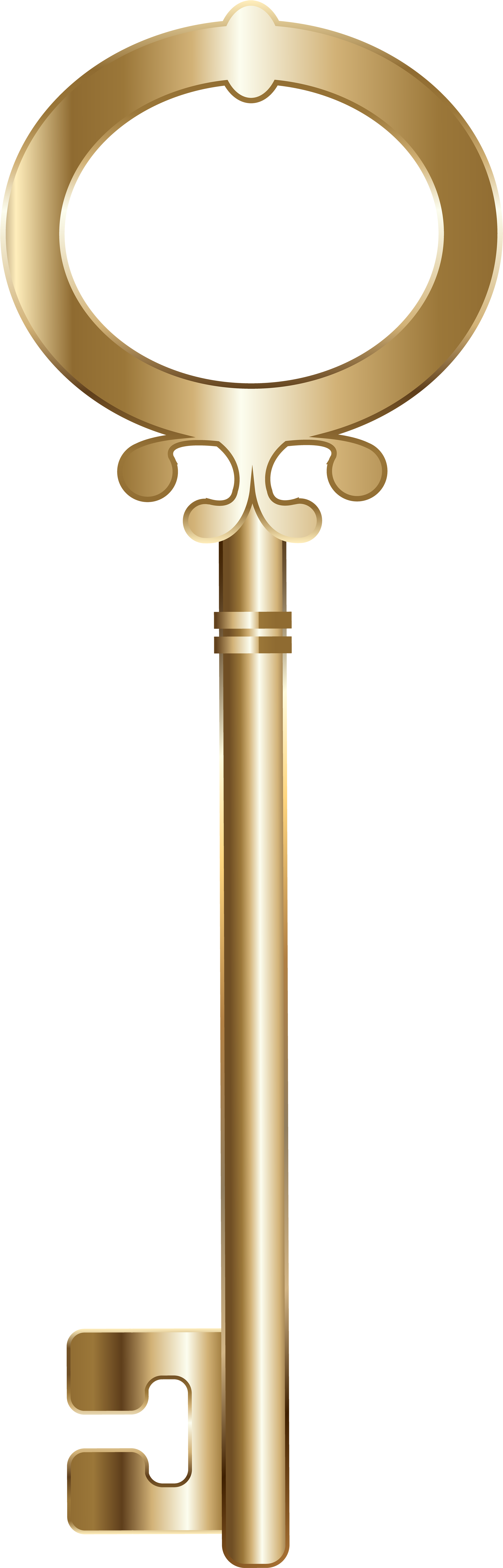 Free Png Download Gold Key Clipart Png Photo Png Images - Bronze Transparent Png (481x1462), Png Download