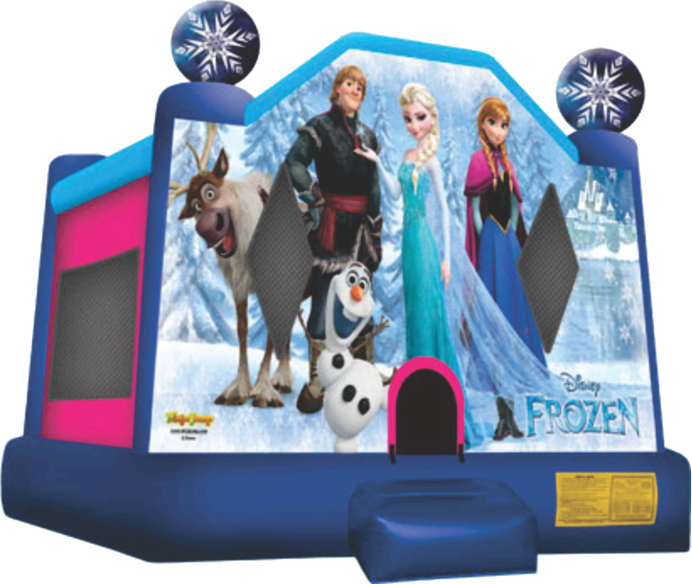 Frozen Bounce House Rental Is So Amazing - Frozen Jump House Clipart (781x659), Png Download
