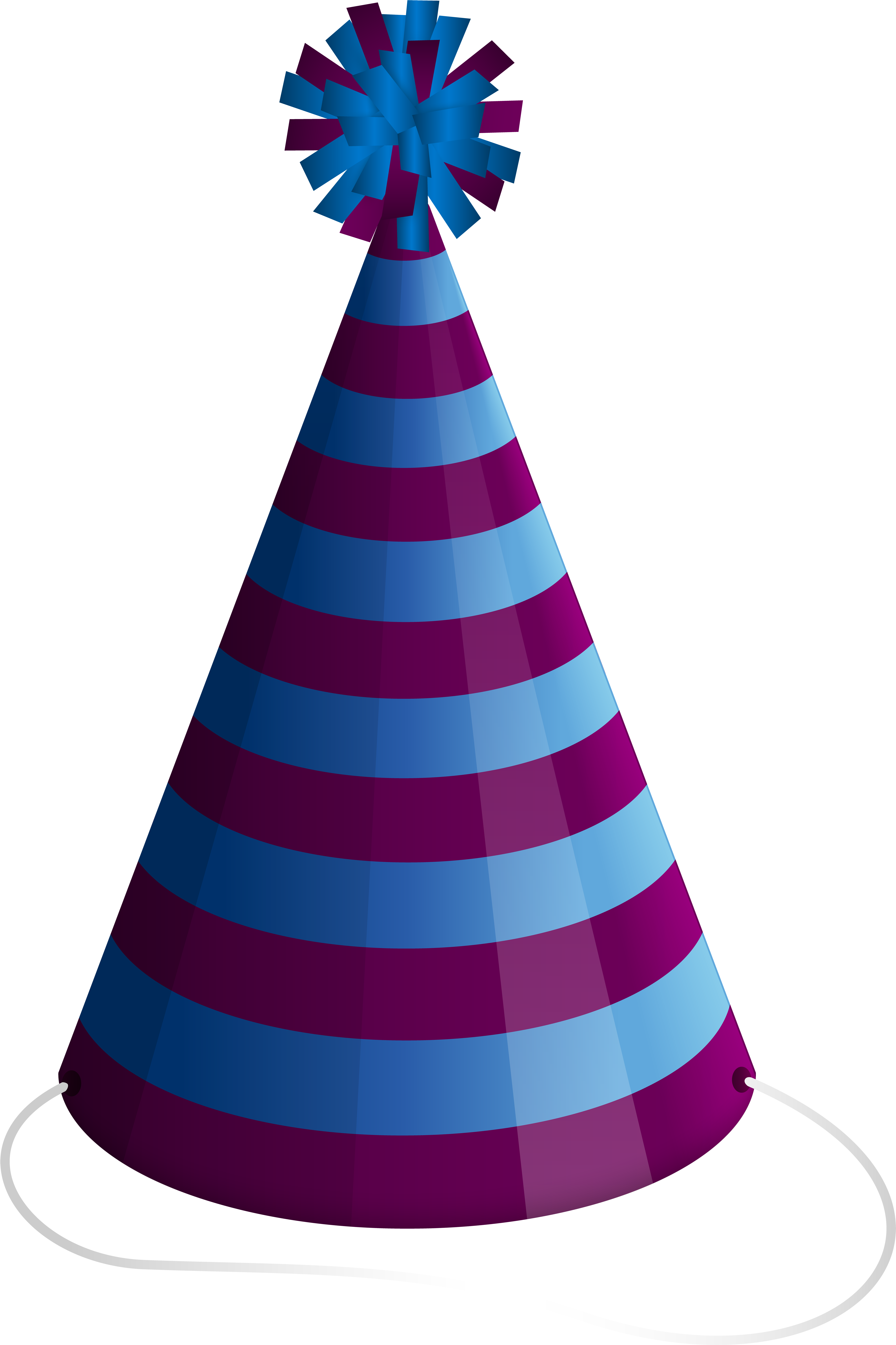 Blue Partyhat Png Clipart (5369x8000), Png Download