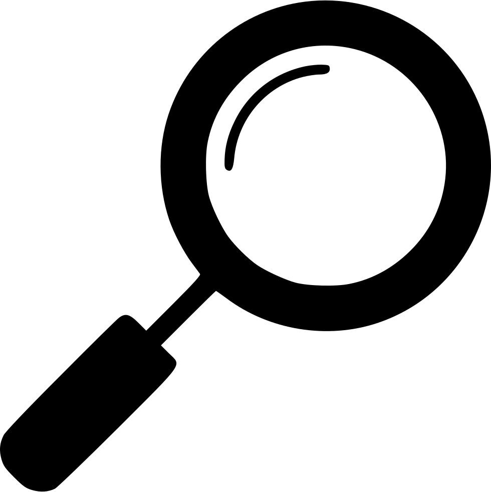 Magnifying Glass Icon Png - Magnifying Glass Free Icon Clipart (980x982), Png Download