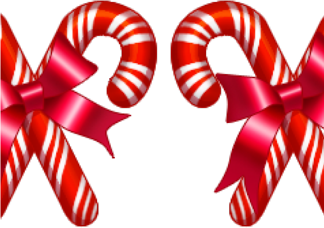 Candy Cane Clipart Row - Candy Cane Clip Art - Png Download (640x480), Png Download