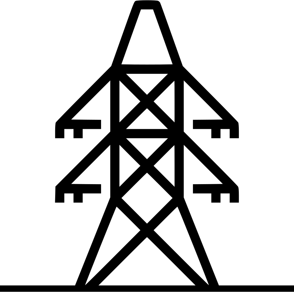 Png File Svg - Transmission Towers Icon Clipart (980x972), Png Download