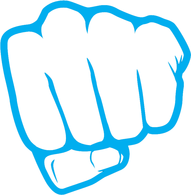 Browse And Download Fist Png Pictures - Punching Hand Cartoon Gif Clipart (1043x870), Png Download