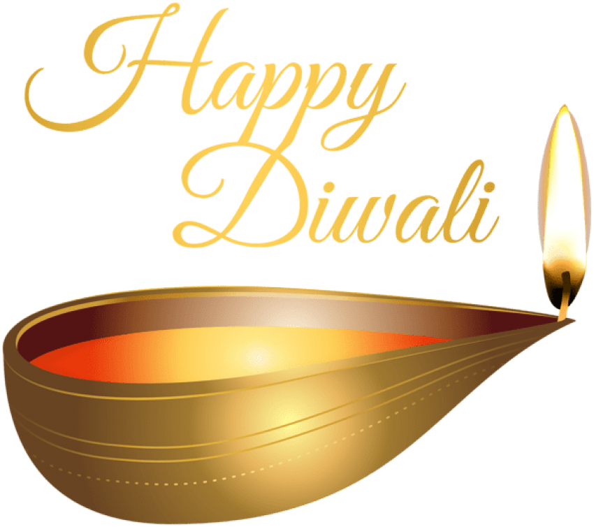 Free Png Download Happy Diwali Decoration Clipart Png - Happy Diwali Text Png Transparent Png (850x754), Png Download