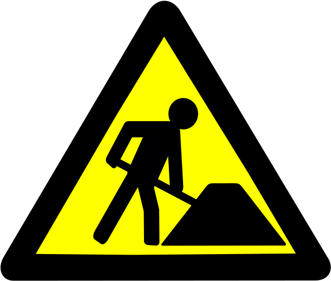 Work In Progress Sign Png Clipart (685x600), Png Download