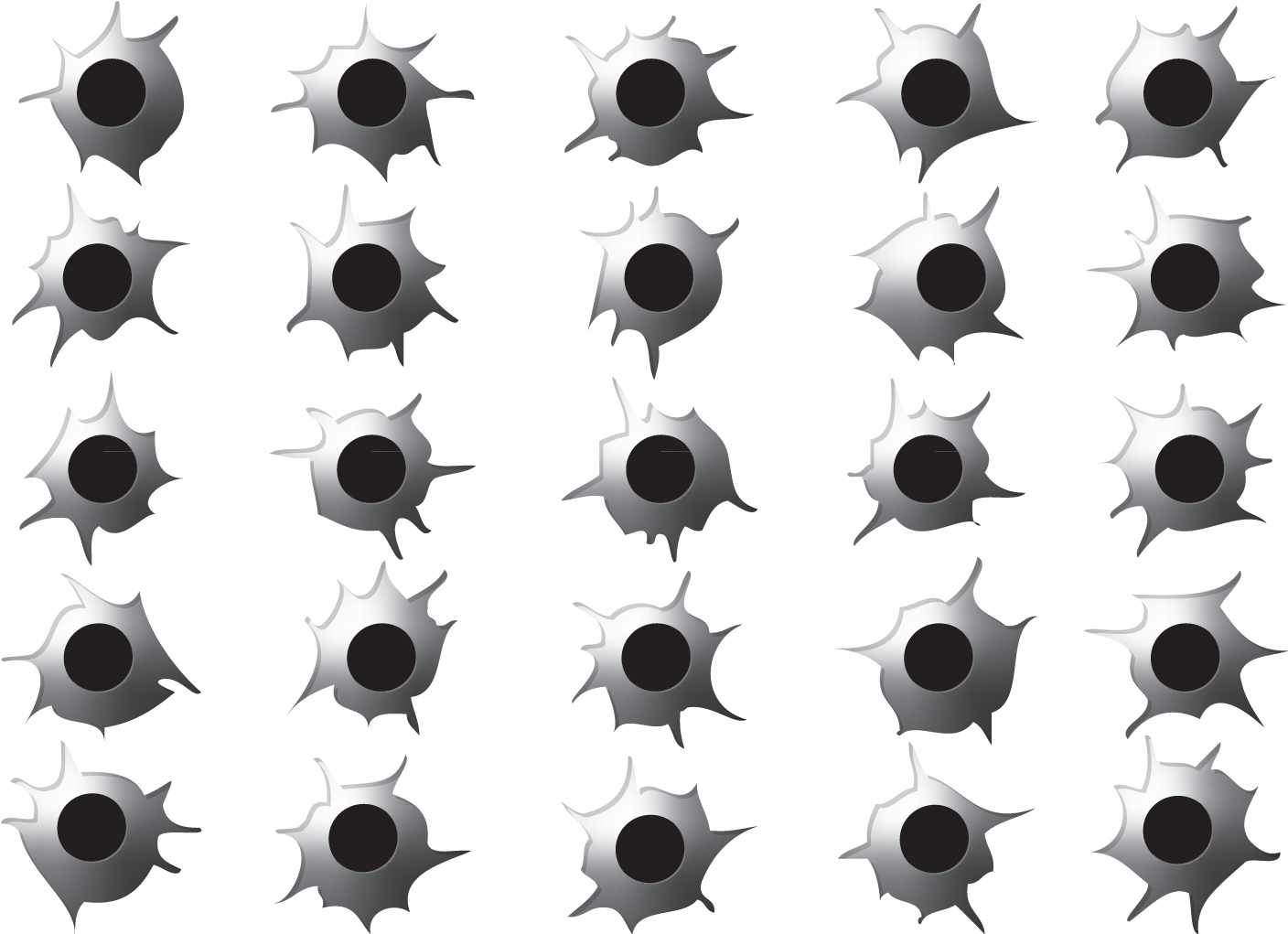 1416 X 1020 6 - Buraco De Tiro Png Clipart (1416x1020), Png Download