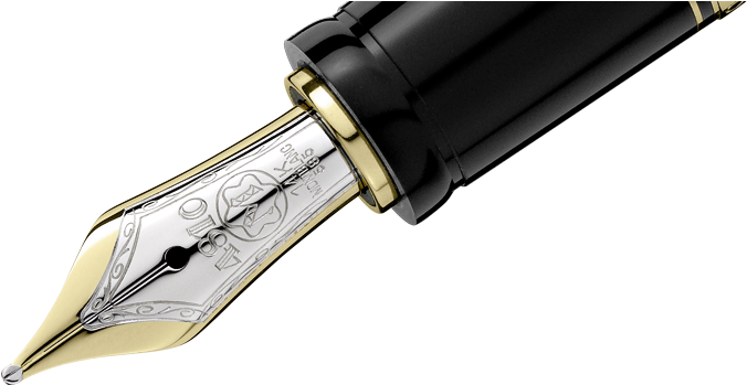 Best Free Pen Png Clipart - Fountain Pen Transparent Background (890x364), Png Download