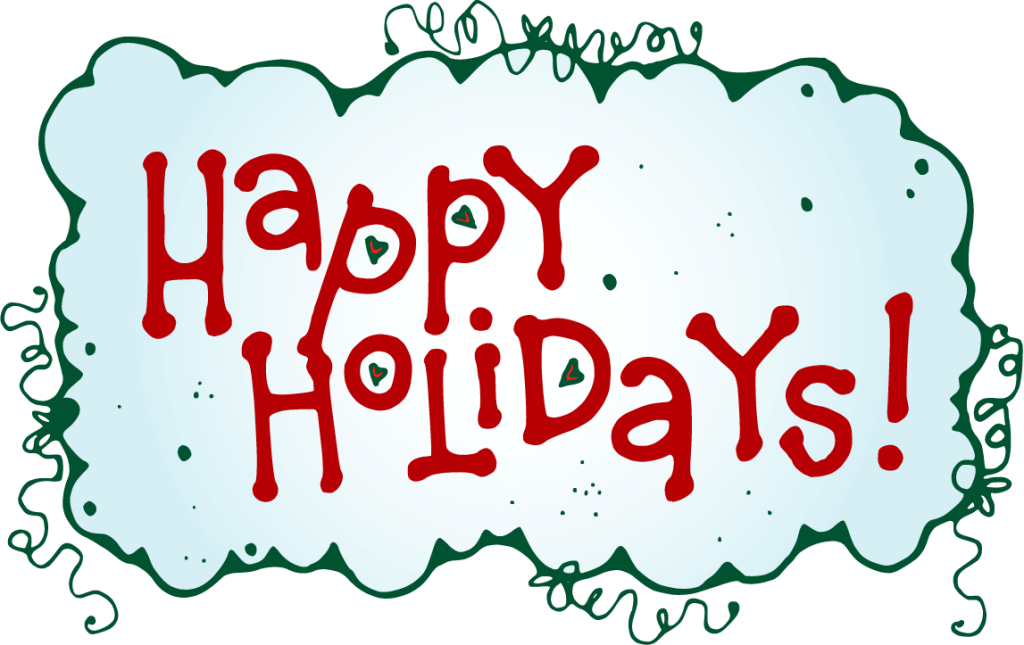 Festivals Holidays Png Photos - Happy Holidays Pngs Transparent Clipart (1024x645), Png Download