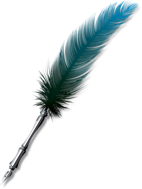 Free Png Download Feather Pen Png Images Background - Feather Pen Clipart (480x640), Png Download