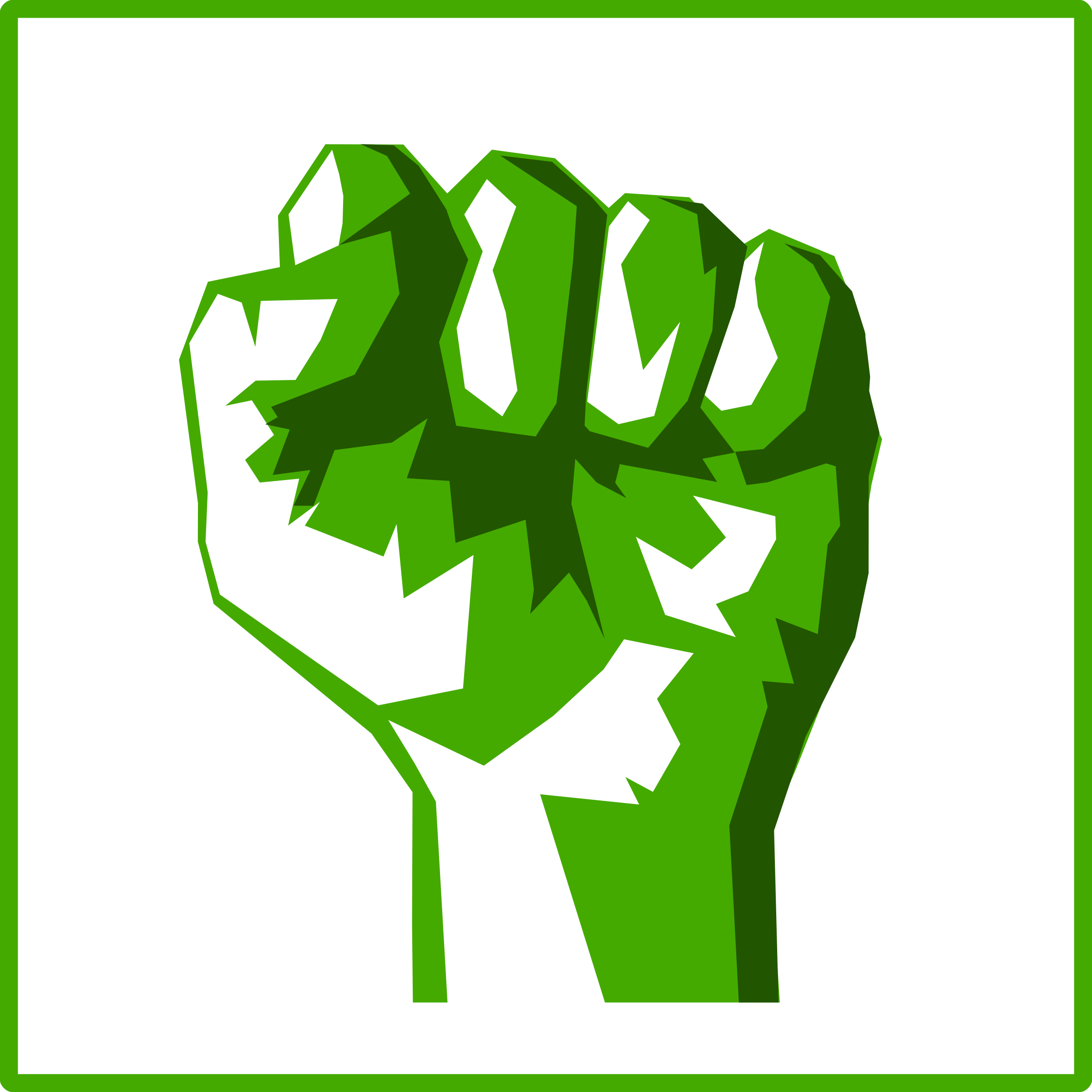 Fist Clipart Fight The Power - Power Icon - Png Download (2400x2400), Png Download