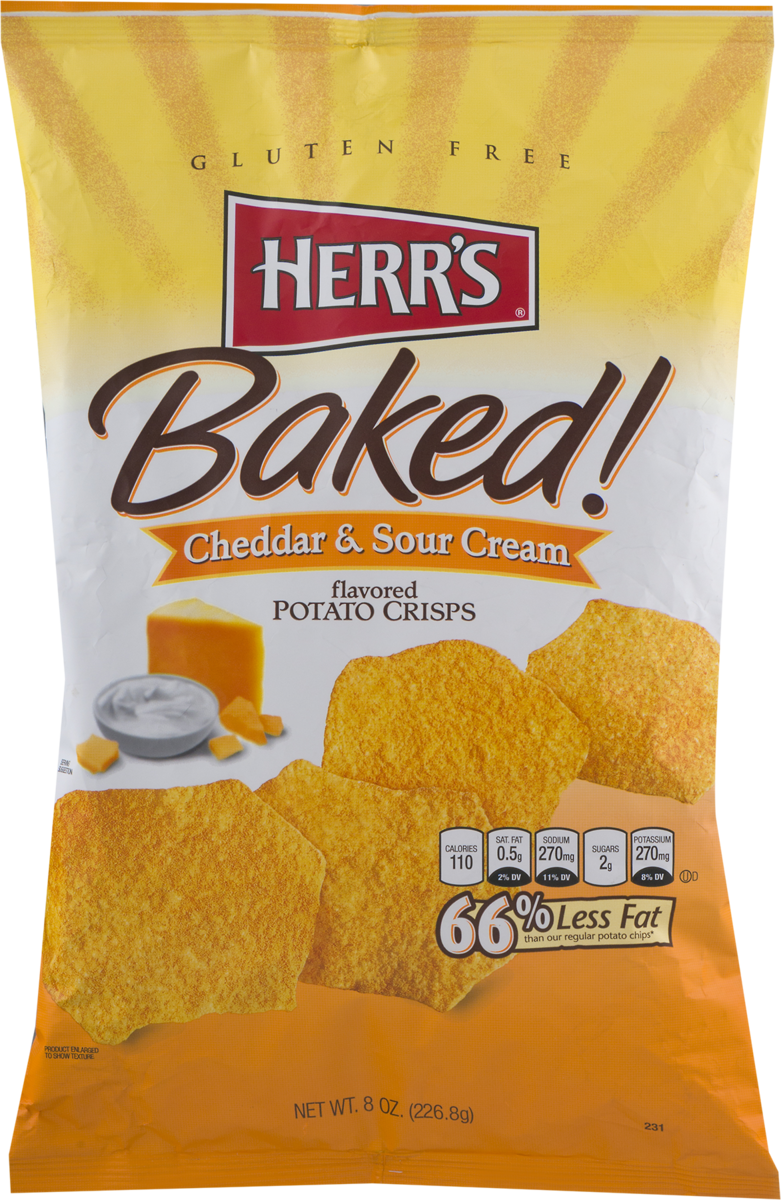 Baked Potato Png - Herr's Chips Clipart (781x1200), Png Download