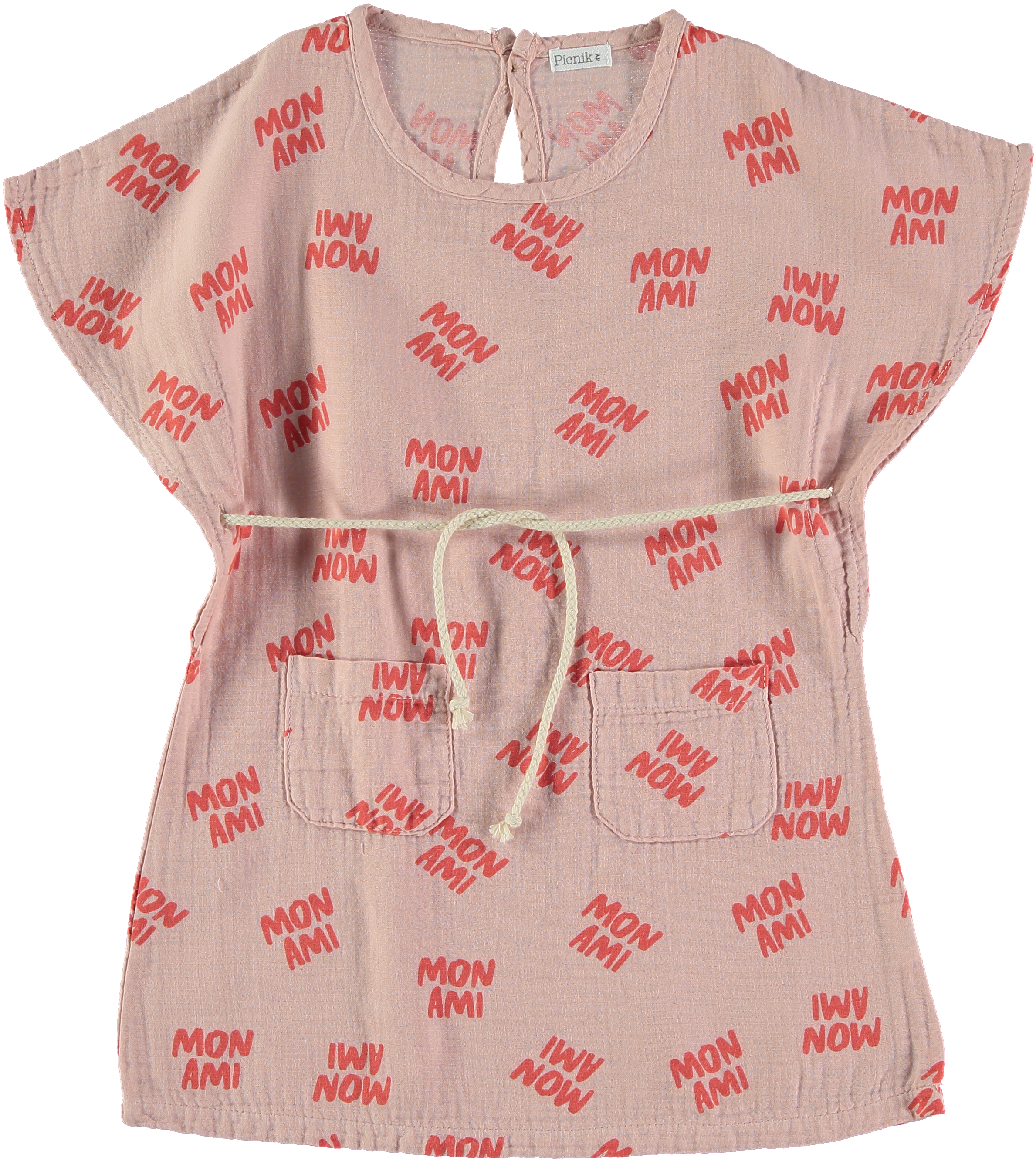 Picnik Pink Mon Ami Tunica Maria Dress - Pattern Clipart (2378x2665), Png Download