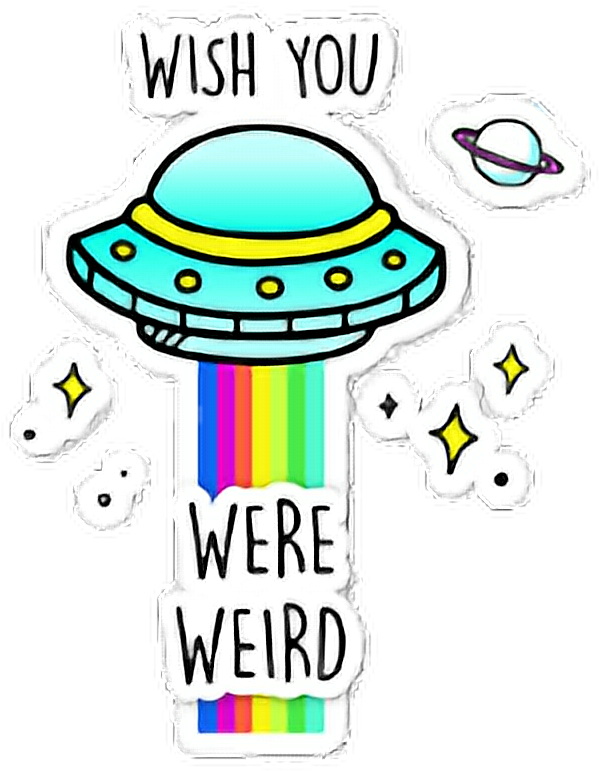 Ovnis👽 Sticker Clipart (696x848), Png Download