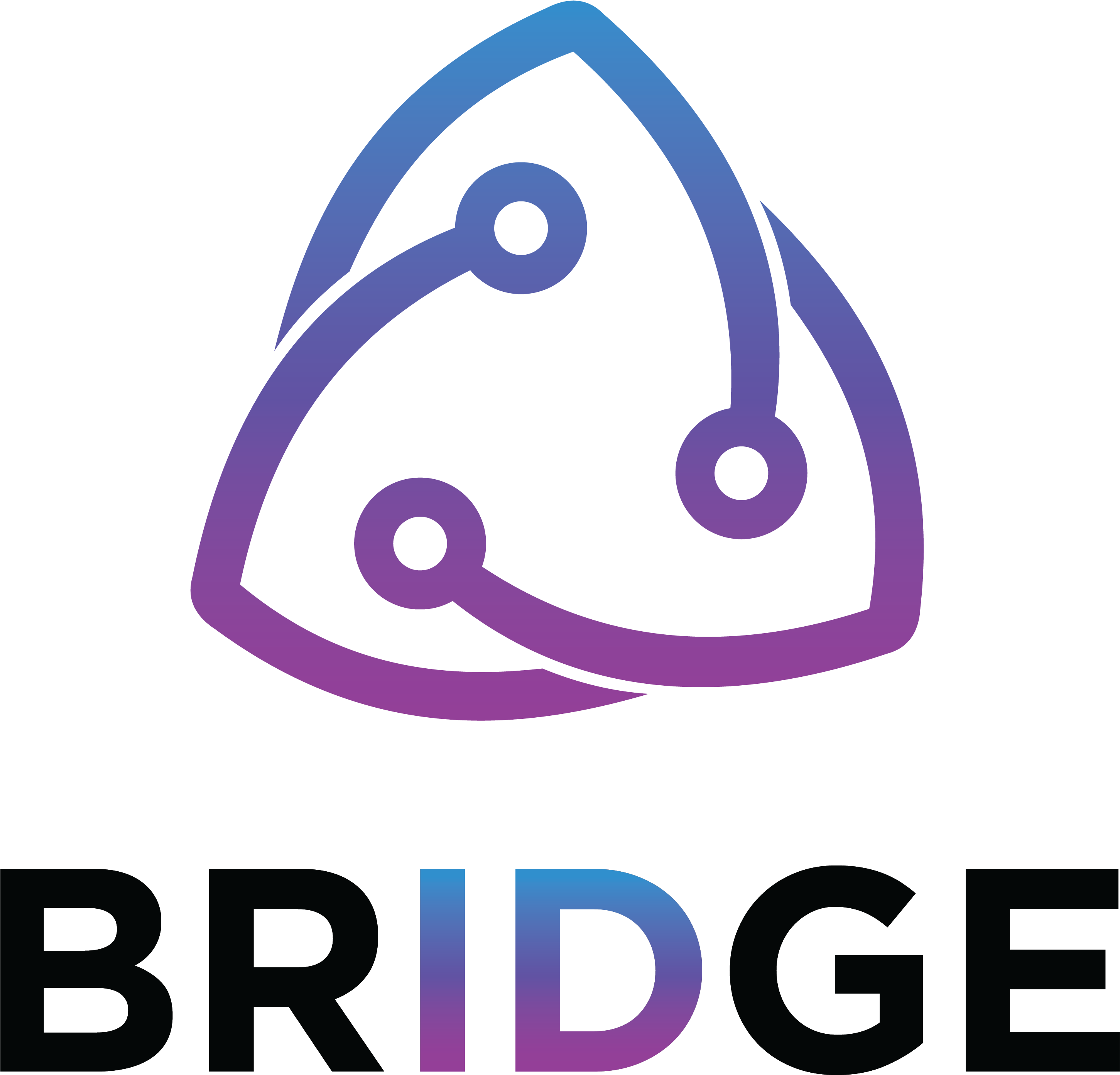Logo White • Logo Black - Bridge Protocol Logo Clipart (3006x2906), Png Download