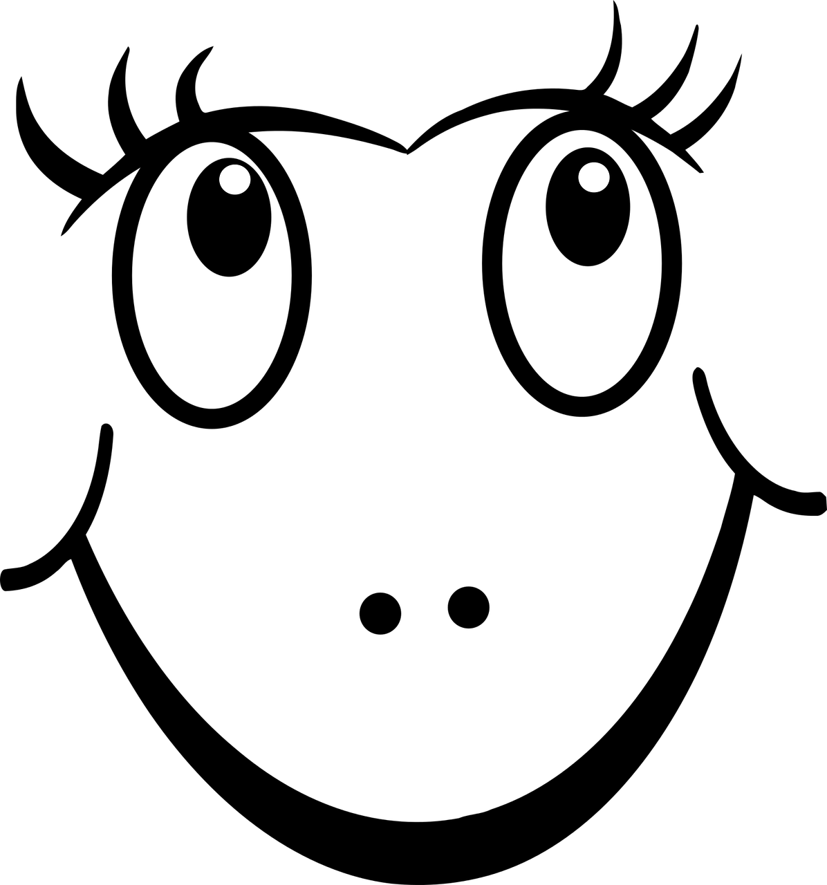 Uśmiech Do Druku Clipart (1196x1280), Png Download