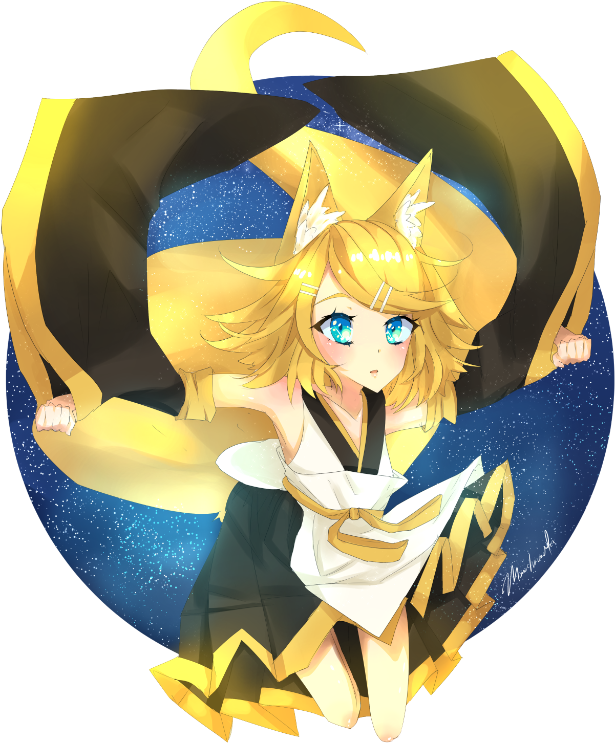 Amatsu Kitsune The Celestial Fox Https Cartoon Clipart Large Size