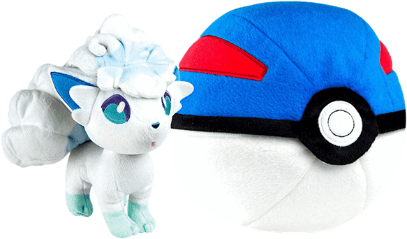 Alolan Vulpix Plush Tomy Clipart (600x600), Png Download