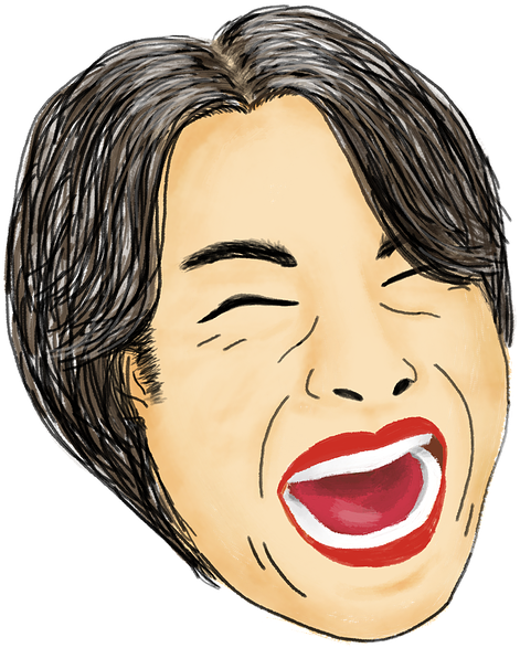 Expression Funny Laughter Male 30 Healing - Illustration Clipart (661x720), Png Download