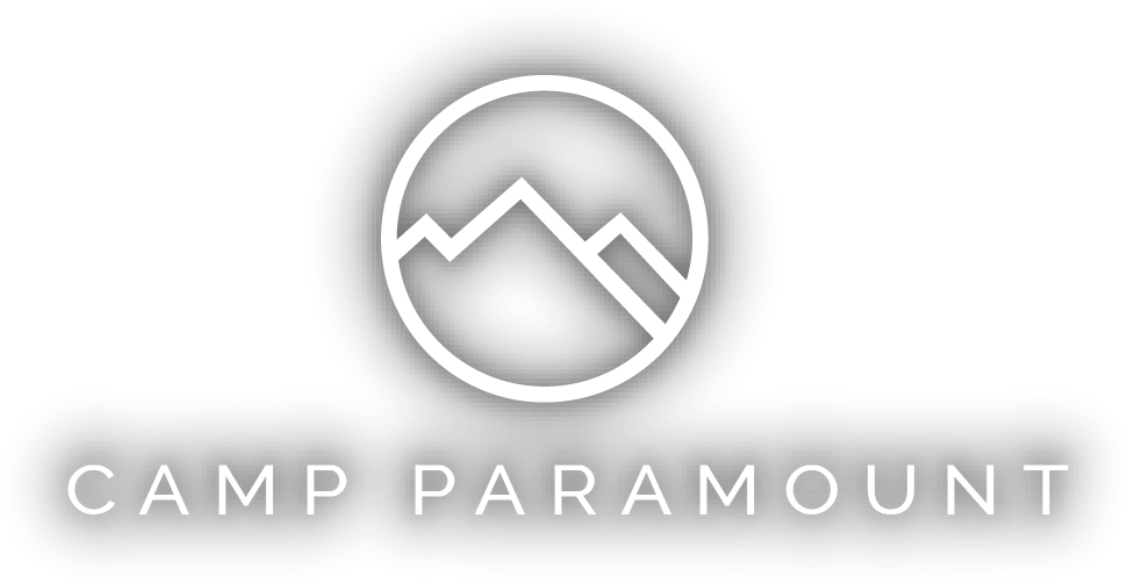 Camp Paramount Website White Logo - Emblem Clipart (2472x1424), Png Download