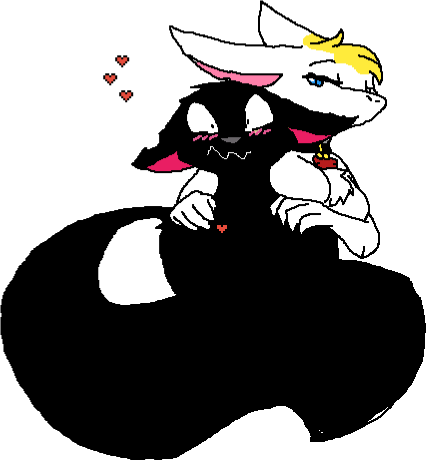 Me X Meh Senpai - Cartoon Clipart (1000x1000), Png Download