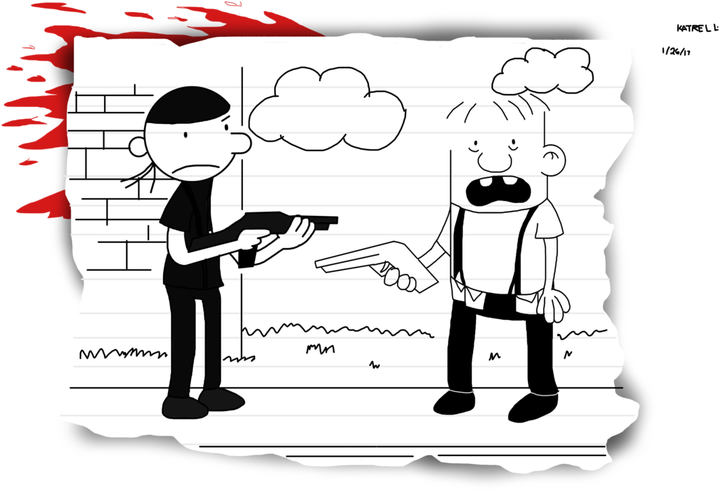 Diary Of A Wimpy Kid School Massacre Ⓒ - Diary Of A Wimpy Kid Memes Clipart (1078x741), Png Download