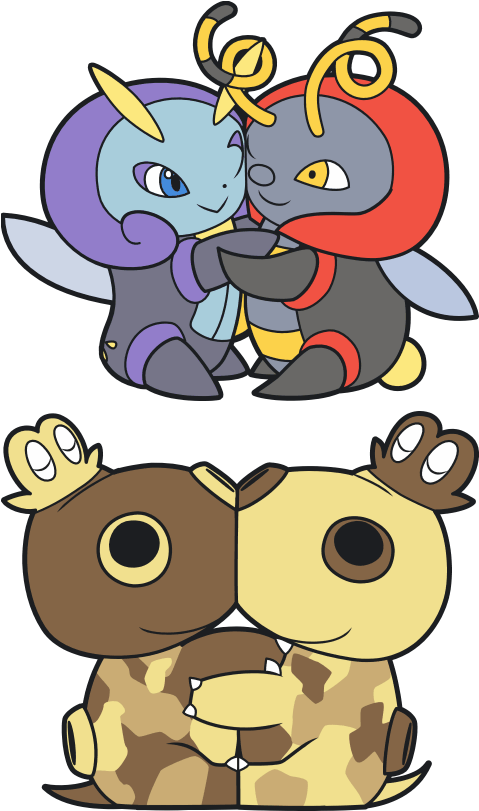 {x} - Pokemon With Their Eyes Closed Clipart (500x810), Png Download