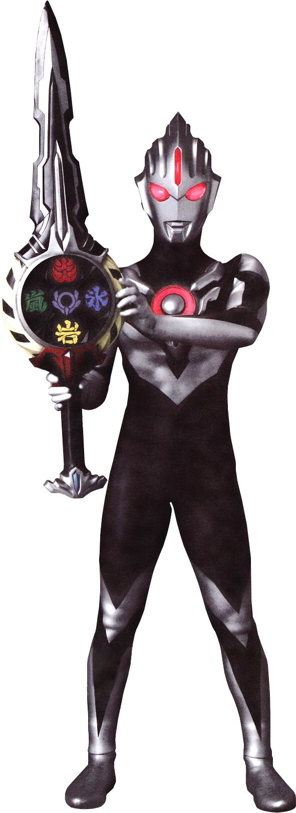 Ex-aid Reader X Ruby Rose (bio) - Gambar Ultraman Orb Dark Clipart (601x1631), Png Download