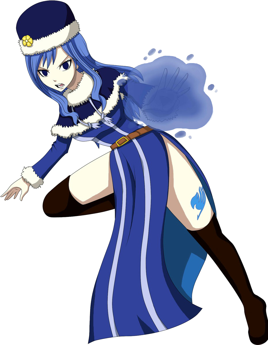 Juvia Lockser Png - Juvia Fairy Tail Png Clipart (1024x1309), Png Download