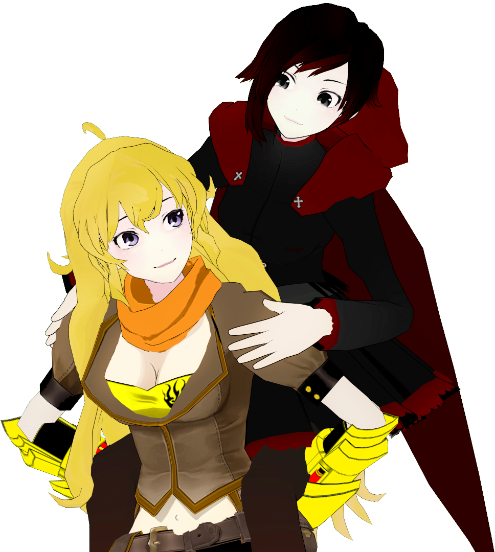 Weiss Schnee Human Hair Color Yellow Fictional Character - Piggy Back Ride Cartoon Clipart (968x1080), Png Download