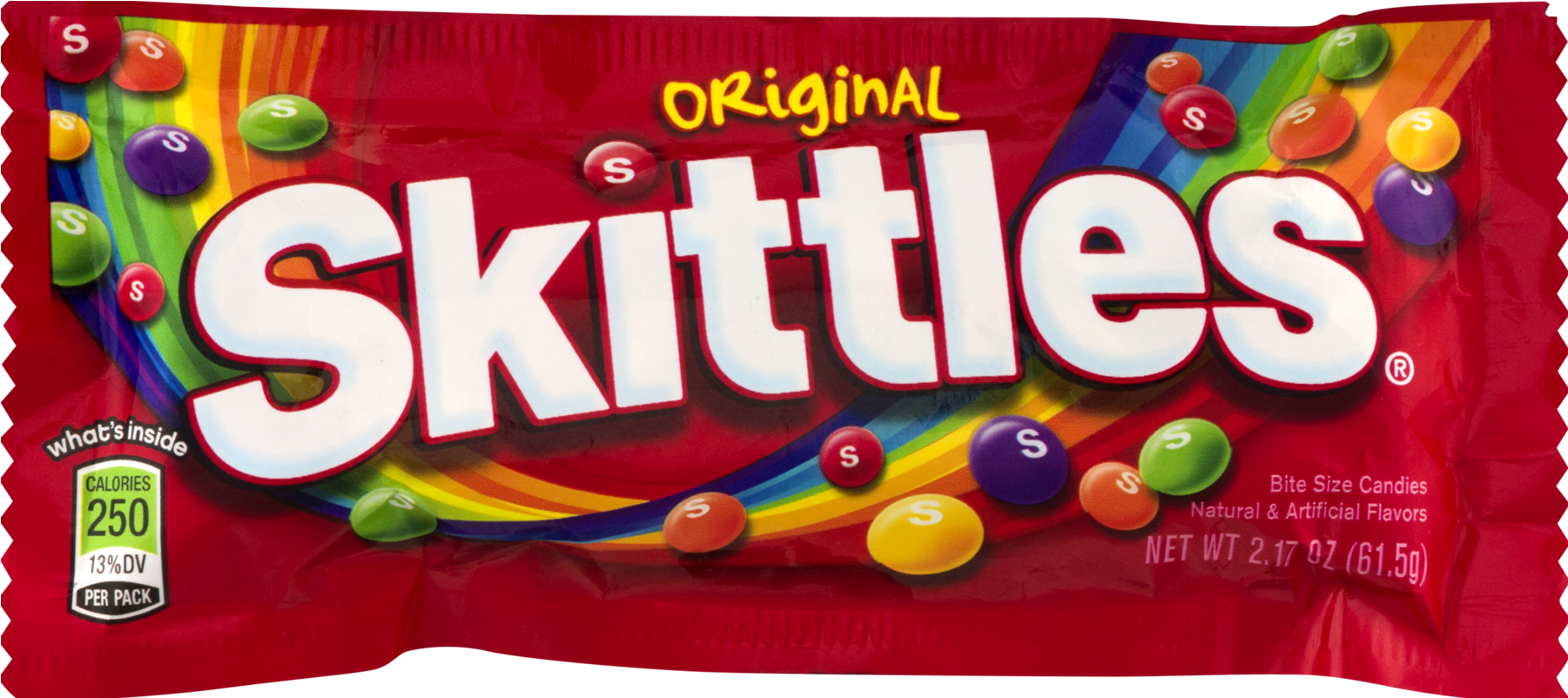 Original Chewy Candy Oz - Skittles Clipart (1800x1800), Png Download