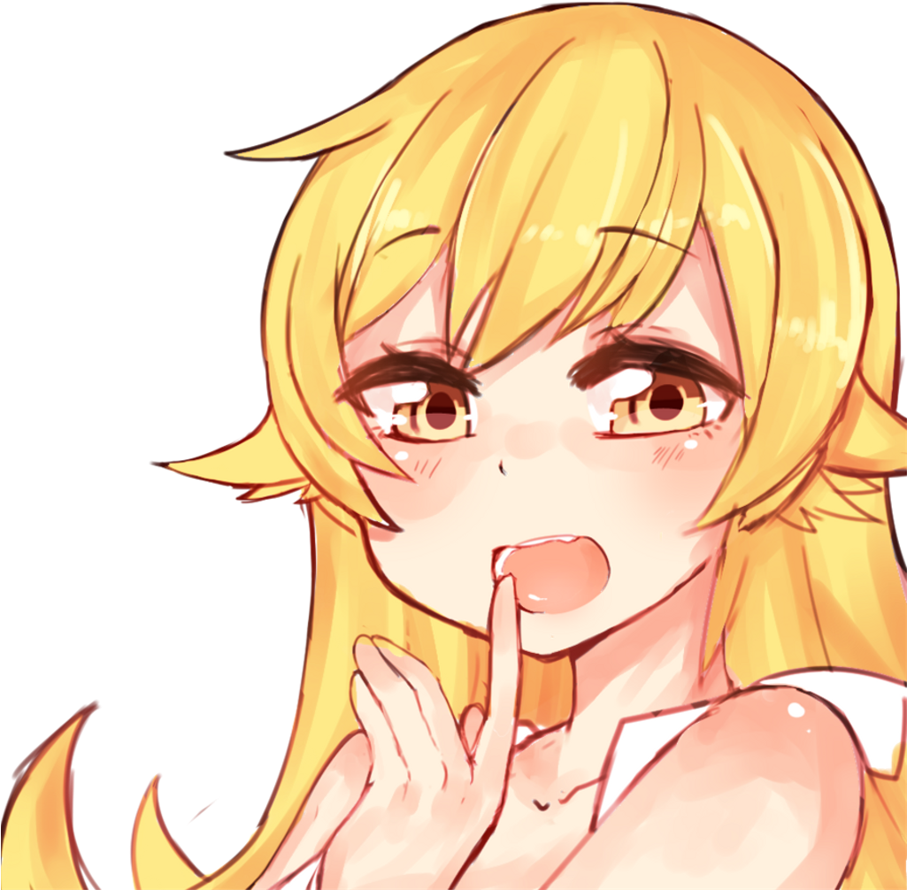 Shinobu Oshino Cute Transparent , Png Download Clipart (1025x1006), Png Download