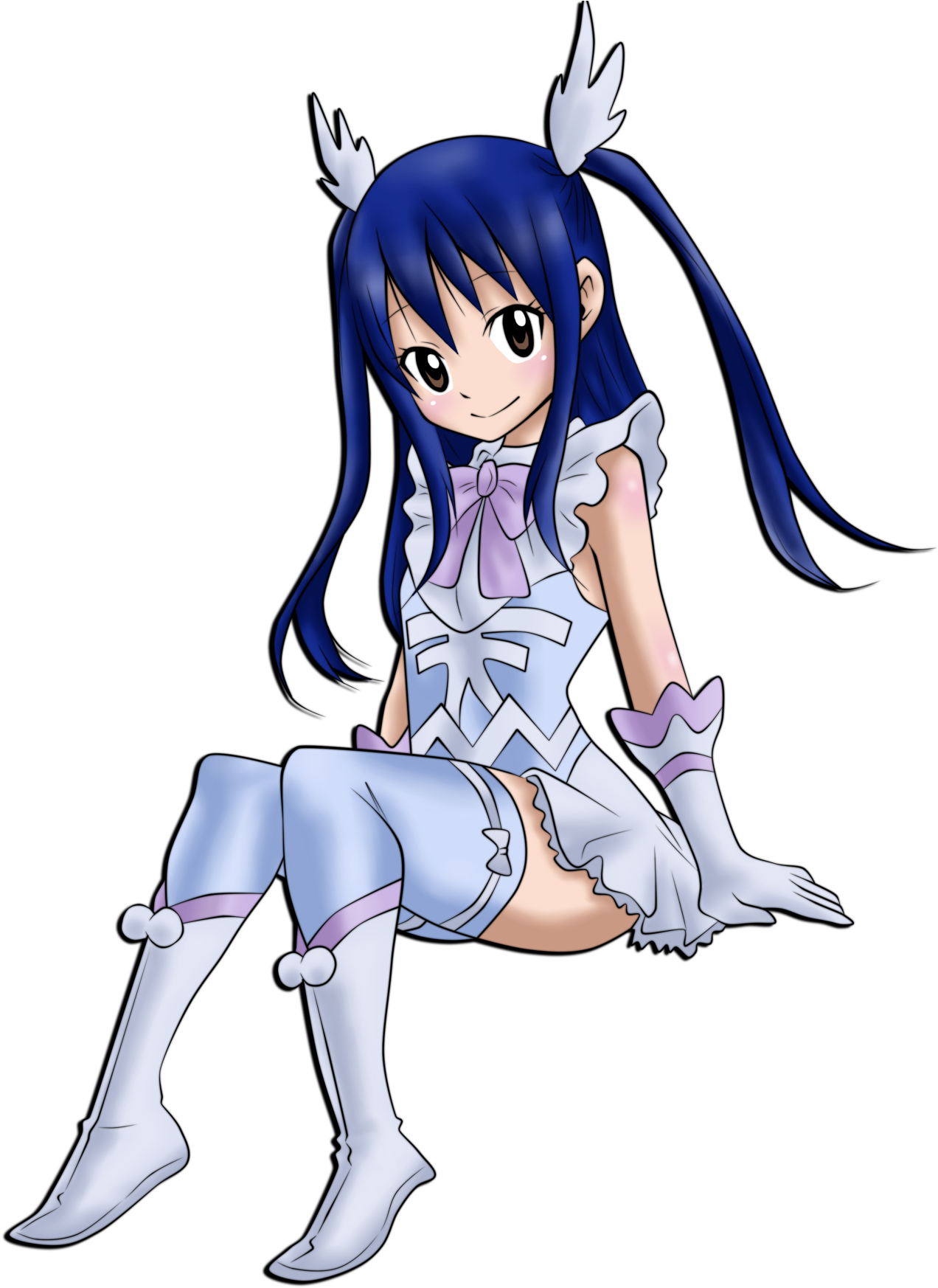 Fairy Tail Wendy Tenue Clipart (1280x1749), Png Download