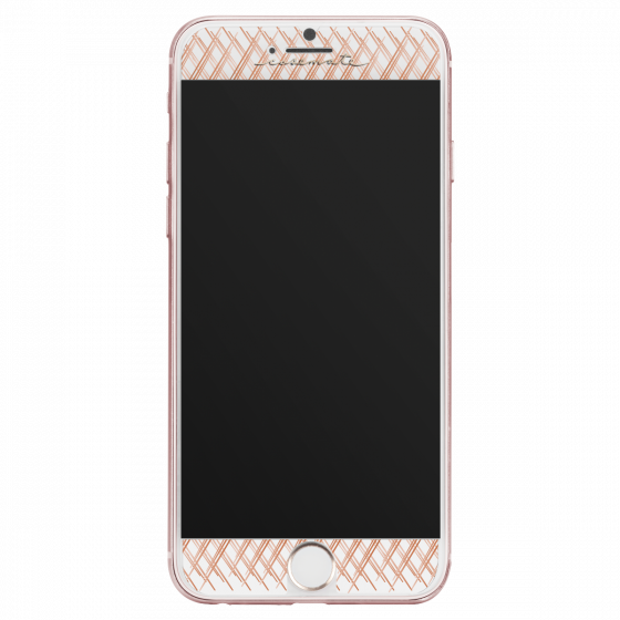 Case-mate Gilded Glass Screen Protector Guard For Iphone - Rose Gold Iphone 7 Screen Png Clipart (560x560), Png Download