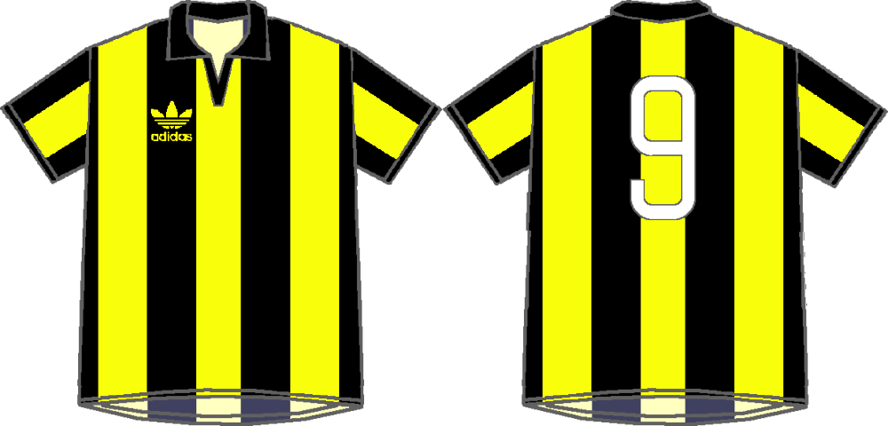 1982 Camiseta Peñarol - Active Shirt Clipart (1000x480), Png Download