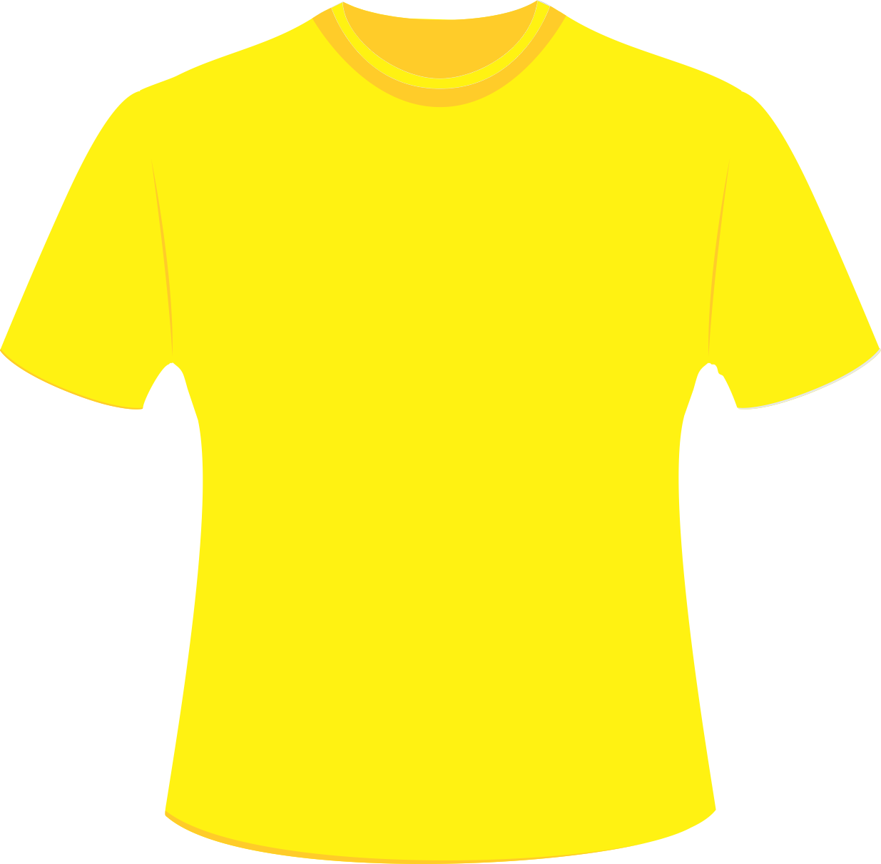 Lemon Yellow Polo Shirt Clipart (1235x1211), Png Download