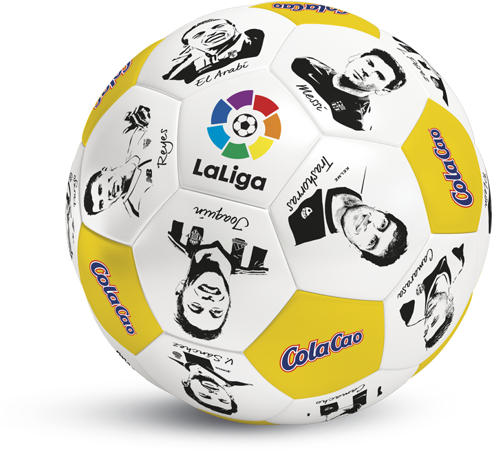 Pelota De Los Cracks Baja - La Liga Clipart (800x753), Png Download