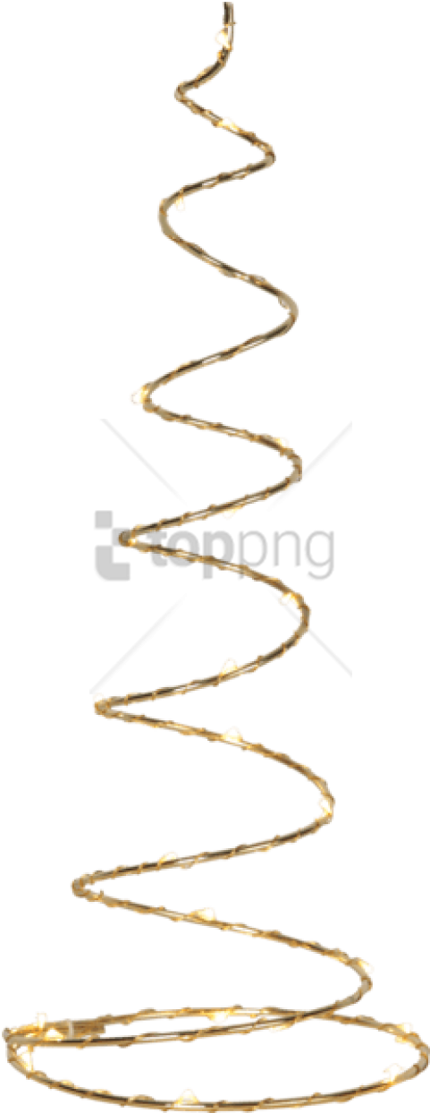Free Png Shaped Led Decorative Light Dizzy Png Image - Vánoční Stromek Spirála Clipart (481x1244), Png Download