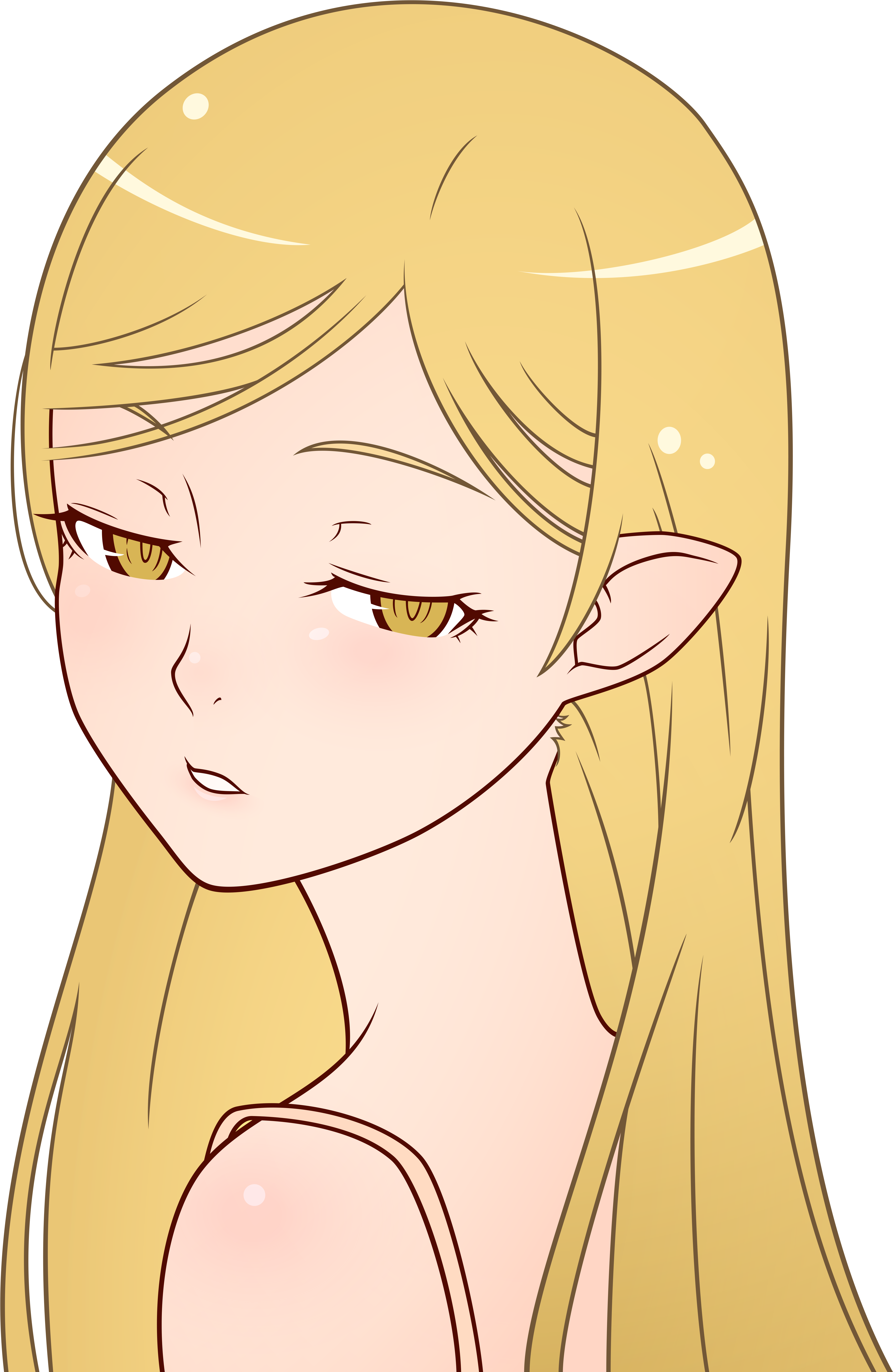 View Shinobu Kizu , - Cartoon Clipart (5626x8000), Png Download