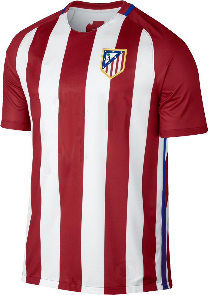 Camiseta Futbol Png - Atletico Madrid Shirt 16 17 Clipart (720x1080), Png Download