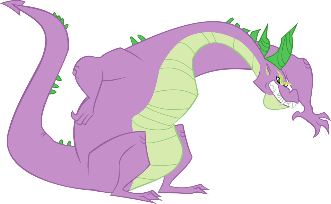 Absurd Res, Adult, Adult Spike, Artist - My Little Pony Spikezilla Clipart (1280x790), Png Download