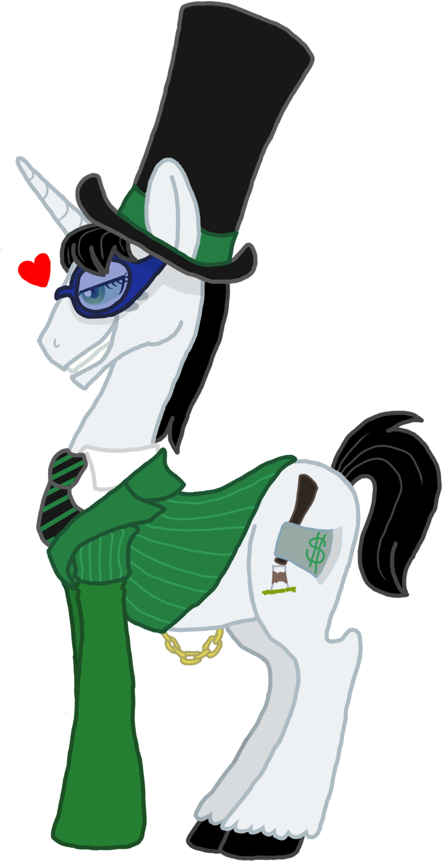 Greed Ler Pony By Hellwolfdemon-d4yla62 - Greed Ler Clipart (866x1687), Png Download