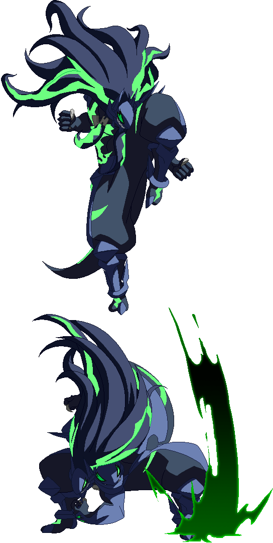Bbcf Susanoo Ct - Illustration Clipart (544x1079), Png Download