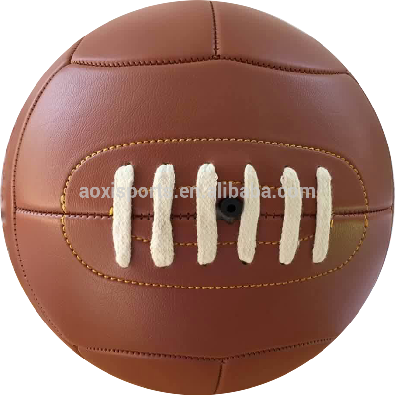 Alta Calidad Vintage Fútbol Clásico Bola Vintage Balón - Kick American Football Clipart (990x990), Png Download
