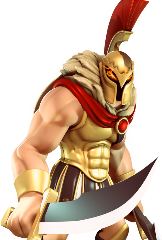 Ares Png - Gods Of Olympus Ares Clipart (566x792), Png Download