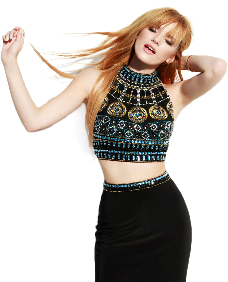 *bella Thorne - Bella Thorne Sherri Hill Clipart (1000x1000), Png Download