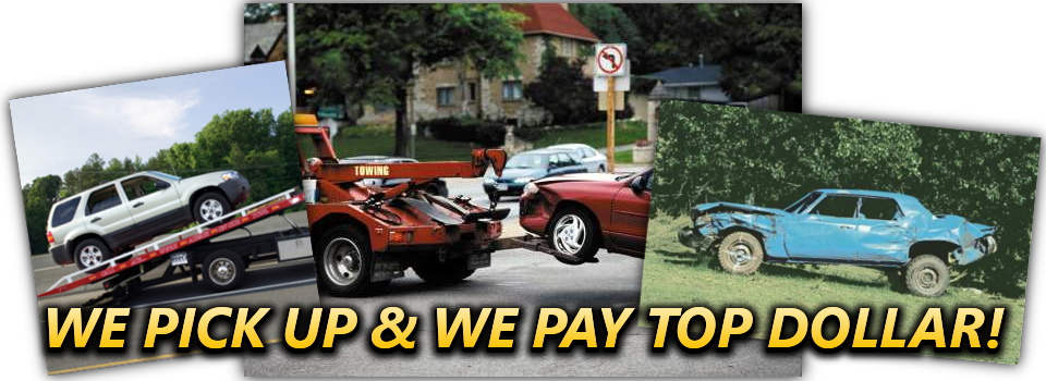 “sell Your Junk Car For Cash Today We Offer Guaranteed - Junk My Car Clipart (960x350), Png Download