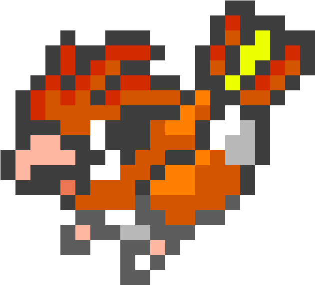 Pidgeotto - Spearow Pixel Art Clipart (680x630), Png Download
