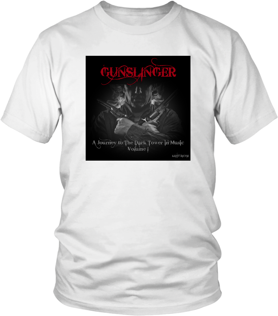 Gunslinger T-shirt With Album Cover Art - Just Gonna Send It T Shirt Clipart (902x1025), Png Download